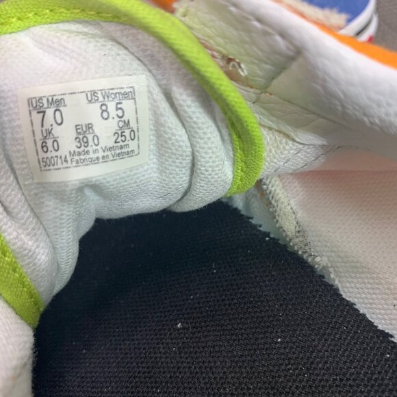 Vans Old Skool Mix & Match Grape Juice/Bright Marigold Mens Size 7 Skate Shoes - Picture 5 of 7